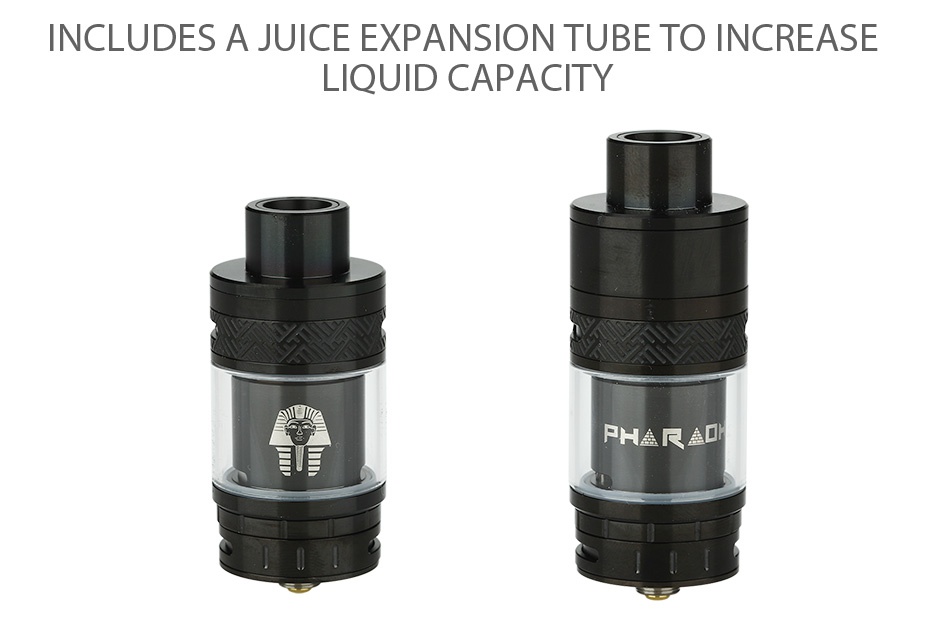 Digiflavor Pharaoh RTA 4.6ml NCLUDES A JUICE EXPANSION TUBE TO INCREASE IQUID CAPACITY PHARADI