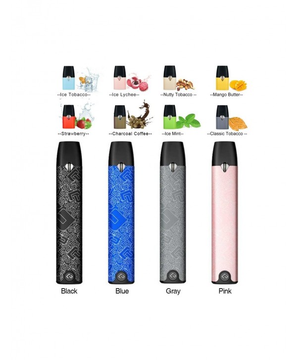 Hcigar Akso Pod Kit 350mAh Pre-filled E-liquid