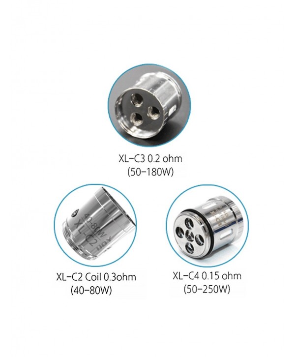 IJOY XL-C Light-up Chip Coil 3pcs