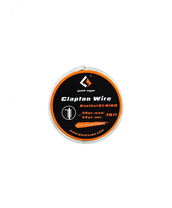 GeekVape Atomizer DIY Clapton Wire (26GA Ni80+32GA KA1) 15ft