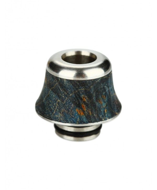 Arctic Dolphin Stabilized Wood Drip Tip 510 A12