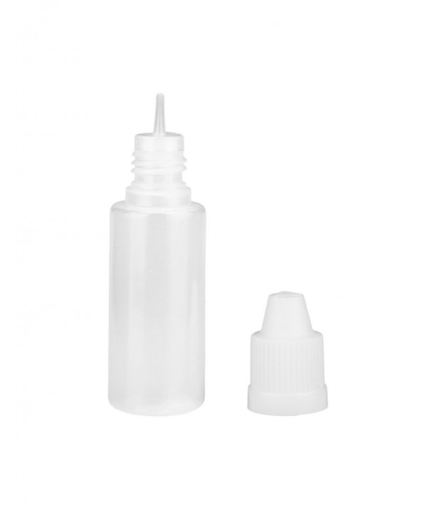 Unassembled LDPE Semi-transparent Plastic Dropper Bottle 15ml 2500pcs