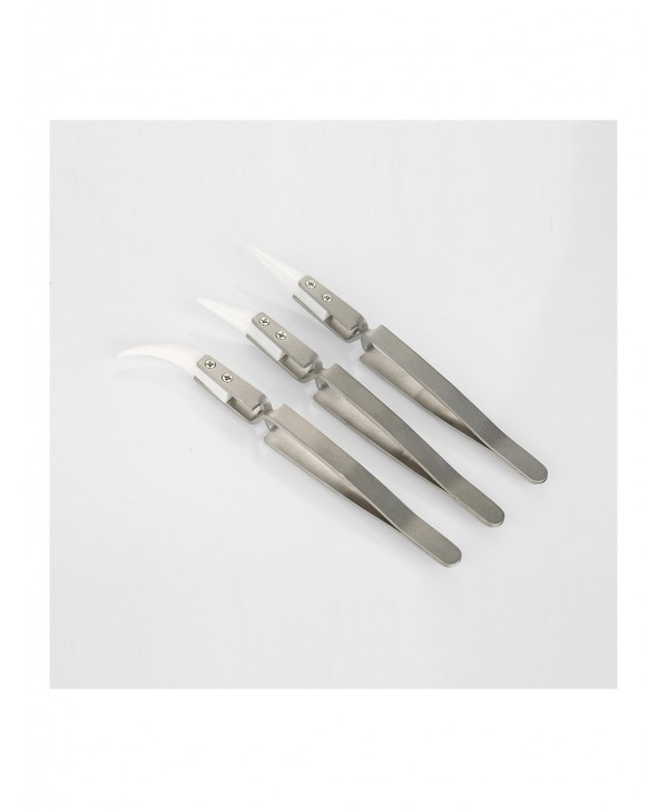 Multi-functional Cross Lock Tweezers with Ceramic Tip