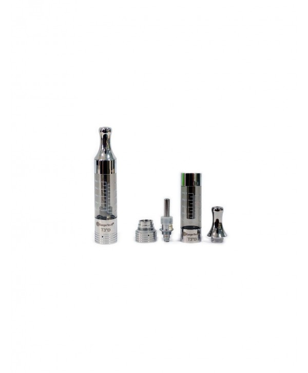 Kangertech T3D Dual Coil Clearomizer 2.2ml 5pcs