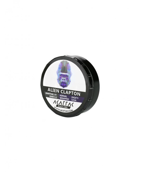 AKATTAK Kanthal A1+SS 316 Alien Clapton Prebuilt Coil 20pcs