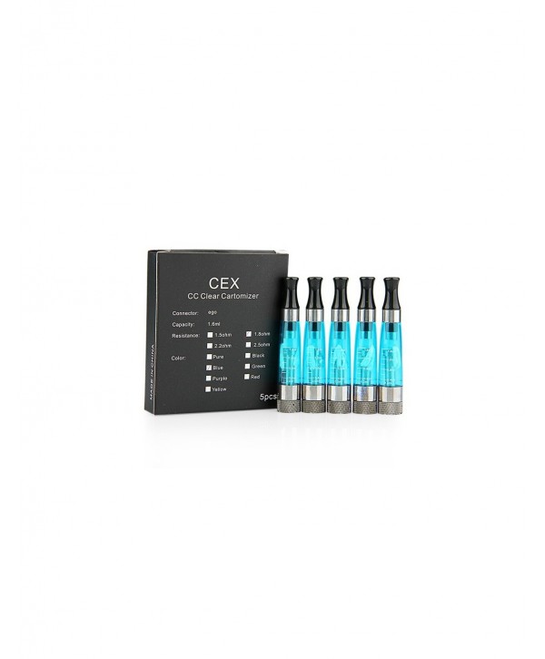 Kangertech CEX eGo CC Clearomizer 1.6ml 5pcs