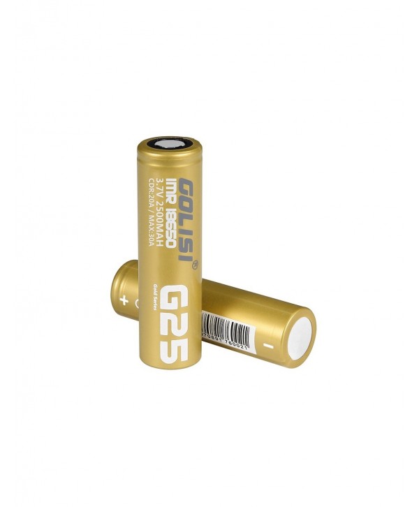 Golisi G25 IMR 18650 High-drain Li-ion Battery 20A 2500mAh