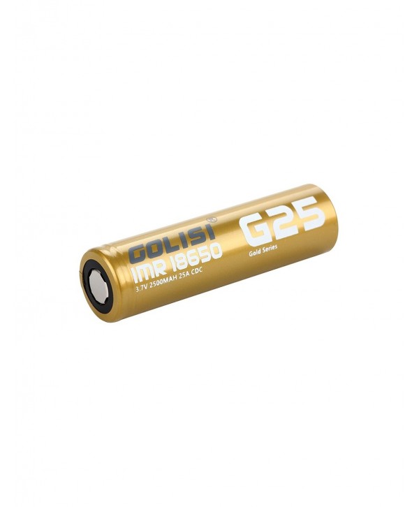 Golisi G25 IMR 18650 High-drain Li-ion Battery 25A 2500mAh