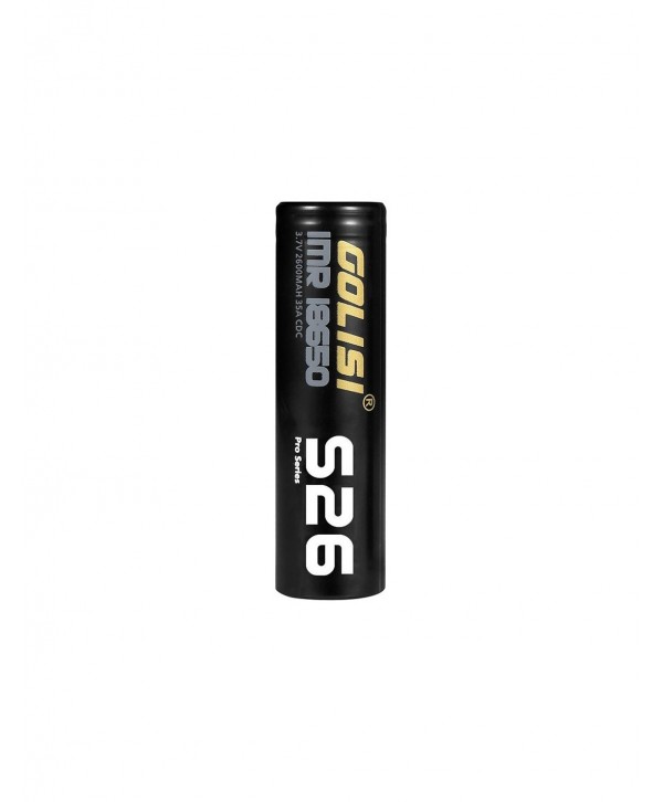 Golisi S26 IMR 18650 High-drain Li-ion Battery 35A 2600mAh