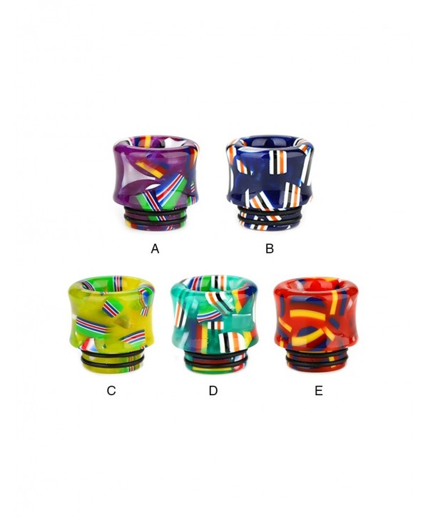 Resin National Flag Curved 810 Drip Tip 0328