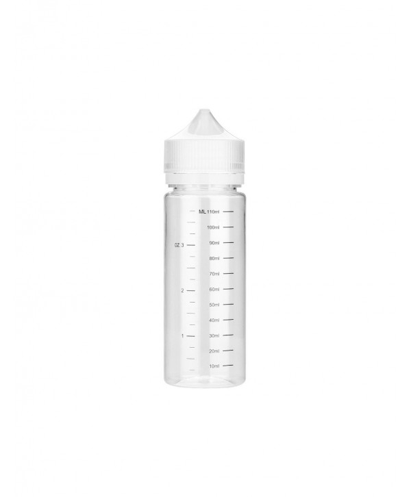 Unassembled PET Transparent Bottle with Scale 120ml