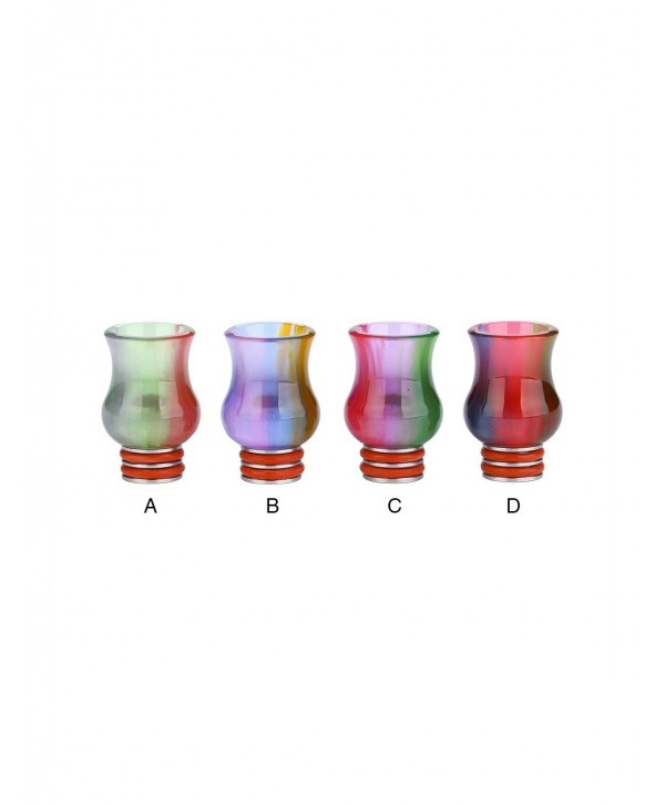 New Resin Curved 510 Drip Tip 0331