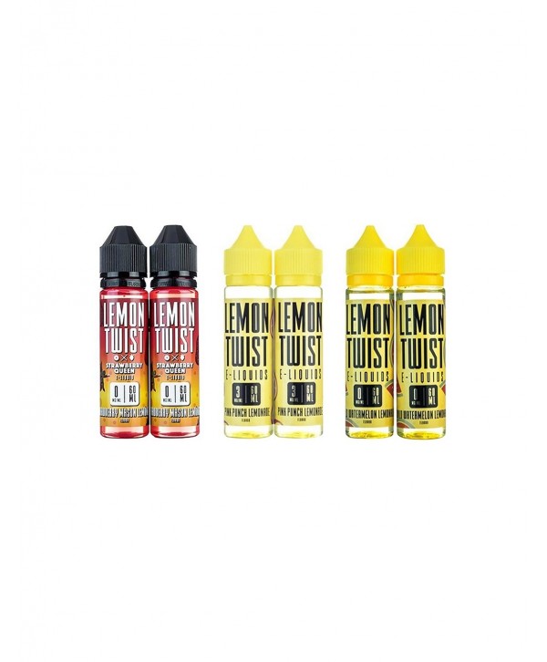 Lemon Twist Premium PG+VG E-liquid E-juice 2x60ml