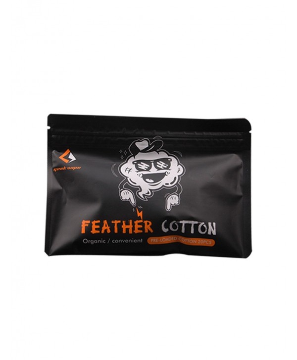 Geekvape Squares of Feather Organic Cotton 20pcs