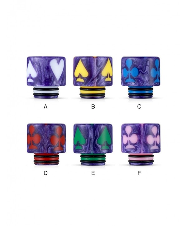 Sailing Playing Card Pattern Epoxy Resin 810 Drip Tip SL209