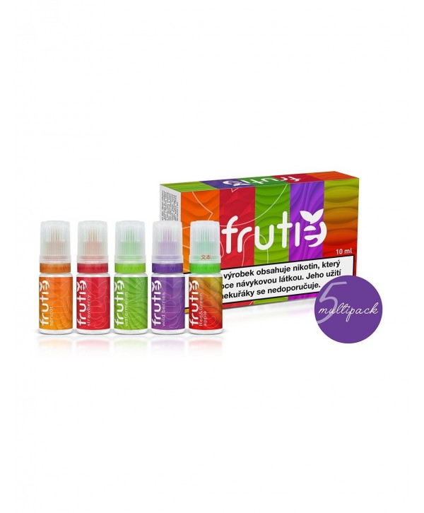 Frutie Premium PG+VG E-liquid E-juice Frutie Variety Pack 10ml 5pcs