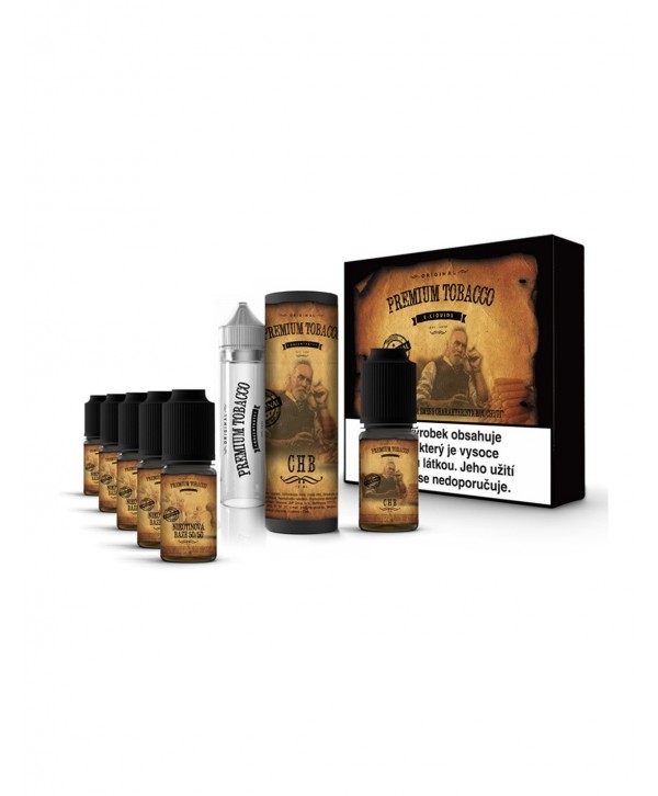 Premium Tobacco E-liquid E-juice DIY Kit PG+VG 6x10ml