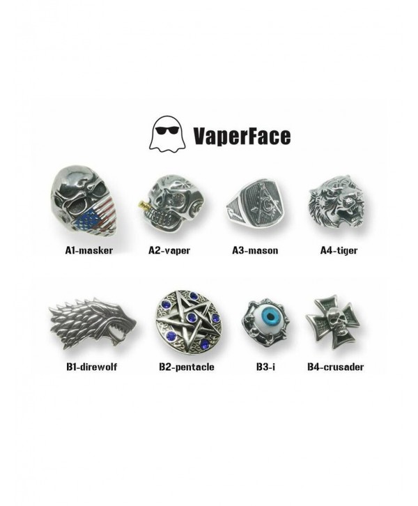 CARRYS VaperFace Titanium Steel Ring for Mod 1pc