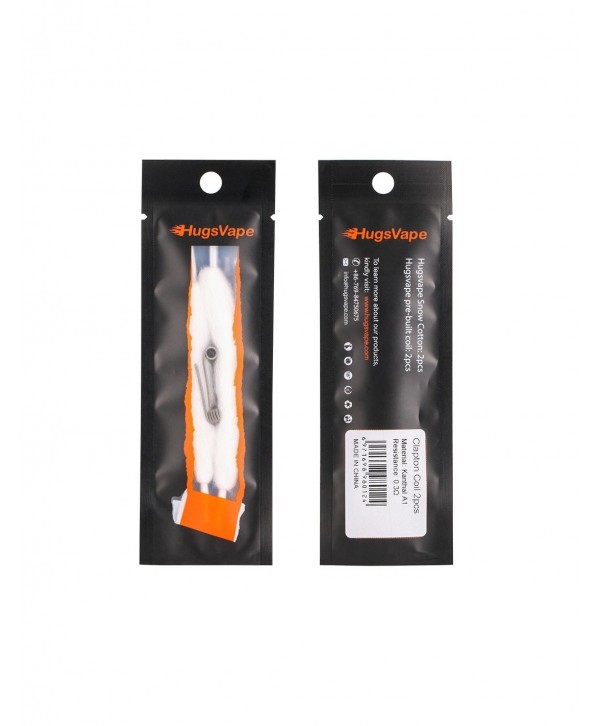 Hugsvape Snow Cotton and Coils 2pcs