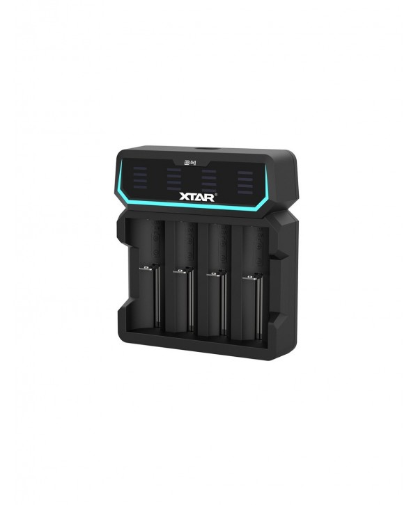Xtar D4 4-slot Quick Charger with LCD Screen