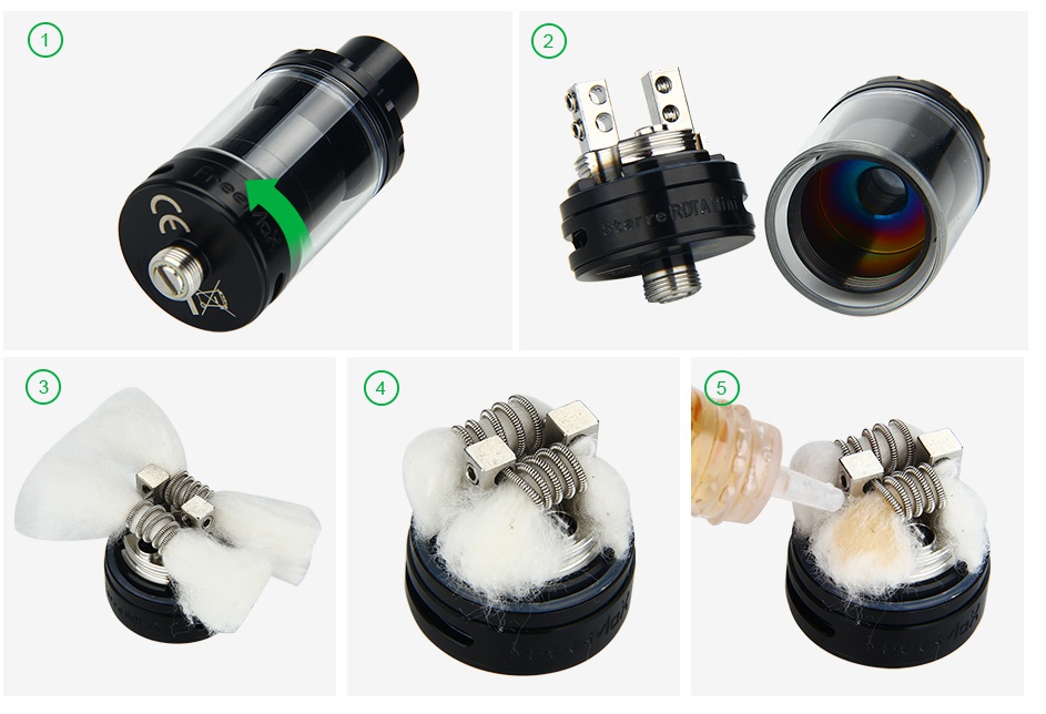 FreeMax Starre RDTA Mini Tank 2ml OPERATION GUIDE