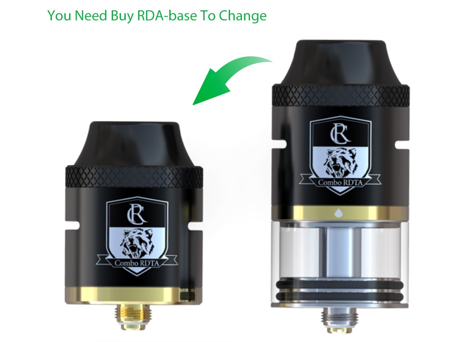 IJOY COMBO RDTA Tank 6.5ml You Need Buy RDA base To change A Combo RItA Combo RItA