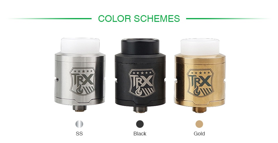 OUMIER TRX RDA COLOR SCHEMES     Black