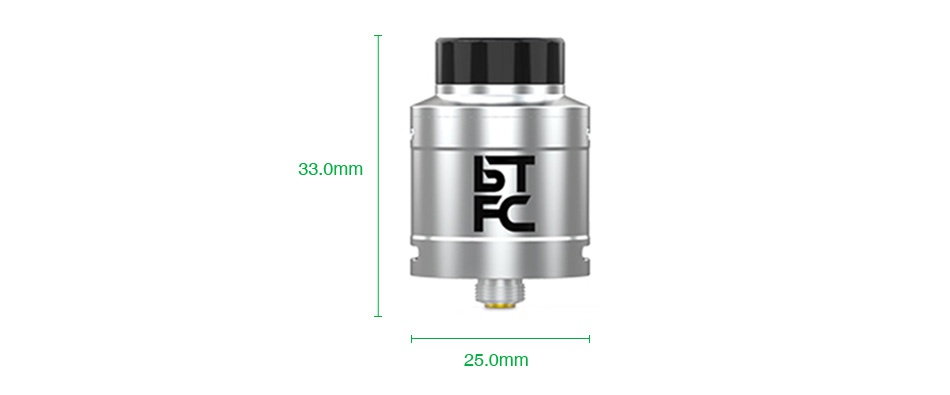 AUGVAPE BTFC RDA 33 0mm bu 25 0mm