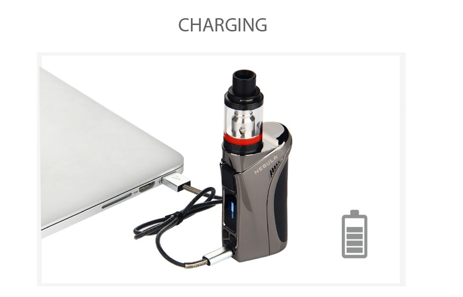 Vaporesso Nebula 100W TC Kit with Veco Plus Tank 4ml CHARGING