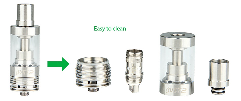 Eleaf iJust 2 Starter Kit 2600mAh y to clean