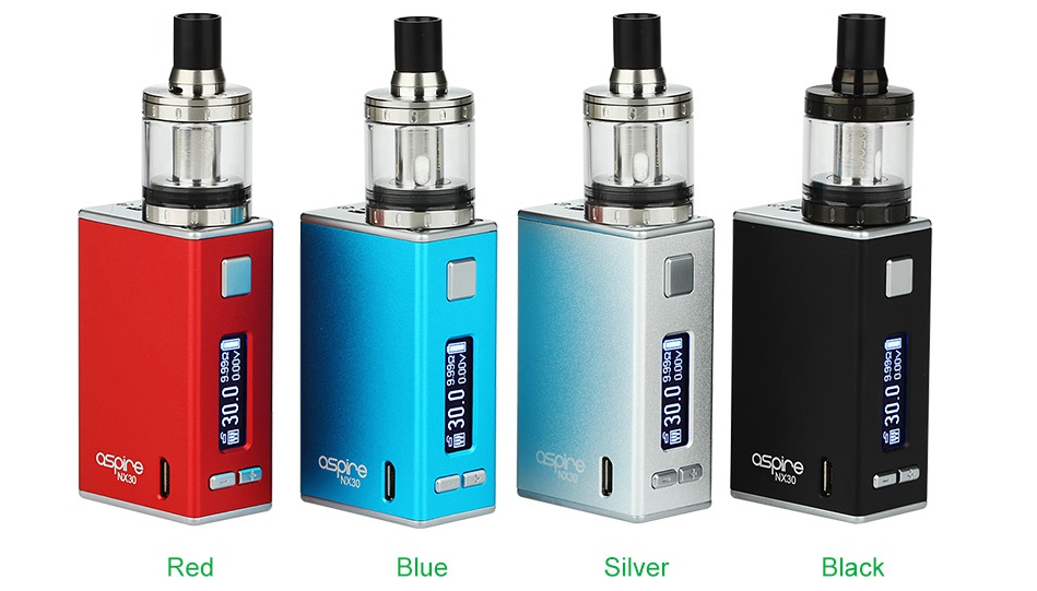 Aspire X30 Rover Kit With Nautilus X And NX30 MOD 2000mAh 3   R e d Blue Si Black