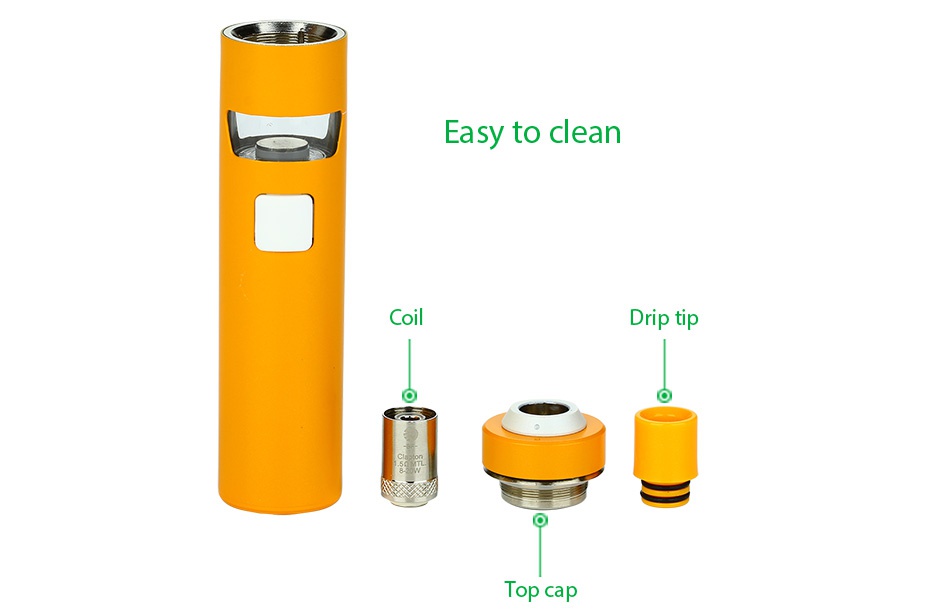 Joyetech eGo AIO D22 Quick Start Kit 1500mAh Easy to clean Coil p tip Top cap
