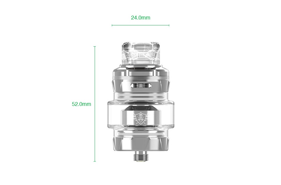 [With Warnings] Ample Crypto Subohm Tank 5ml S ver Blue Black