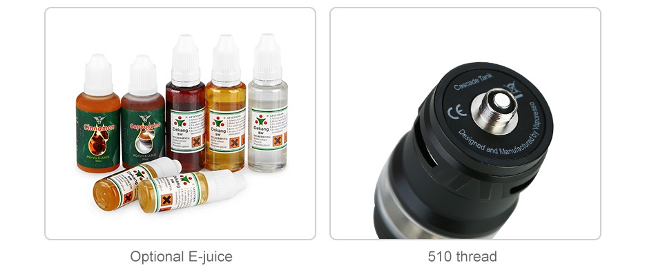 Vaporesso Cascade Subohm Tank 7ml Optional E juice 510 thread