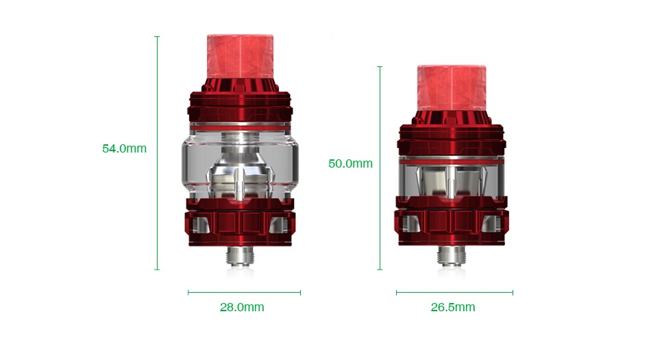 Eleaf ELLO Duro Atomizer 2ml/6.5ml s 54 omm 50 omm 28 0mm 26 5mm