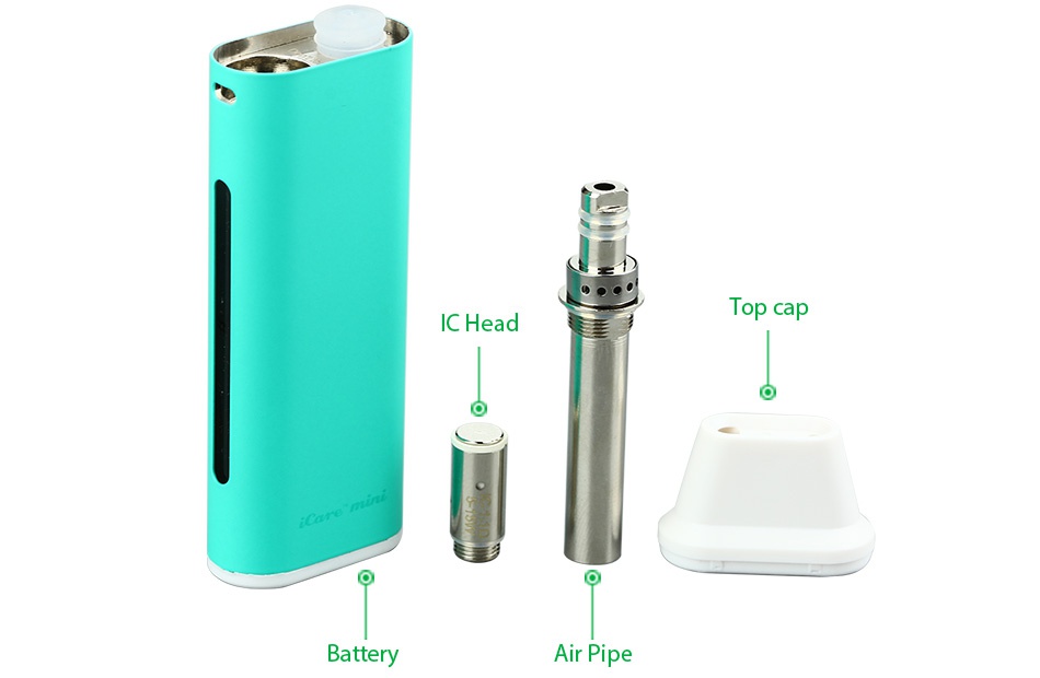 Eleaf iCare Mini Kit 320mAh IC Head Top cap Batte Air pi