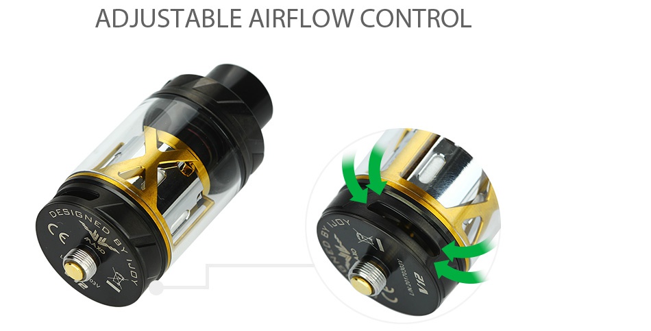 IJOY MAXO V12 Subohm Standard Kit 5.6ml ADJUSTABLE AIRFLOW CONTROL
