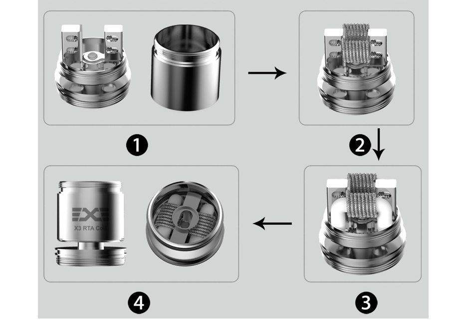 Vapeston Maganus Cloud Blaster Tank 5ml 2 X3 RTA