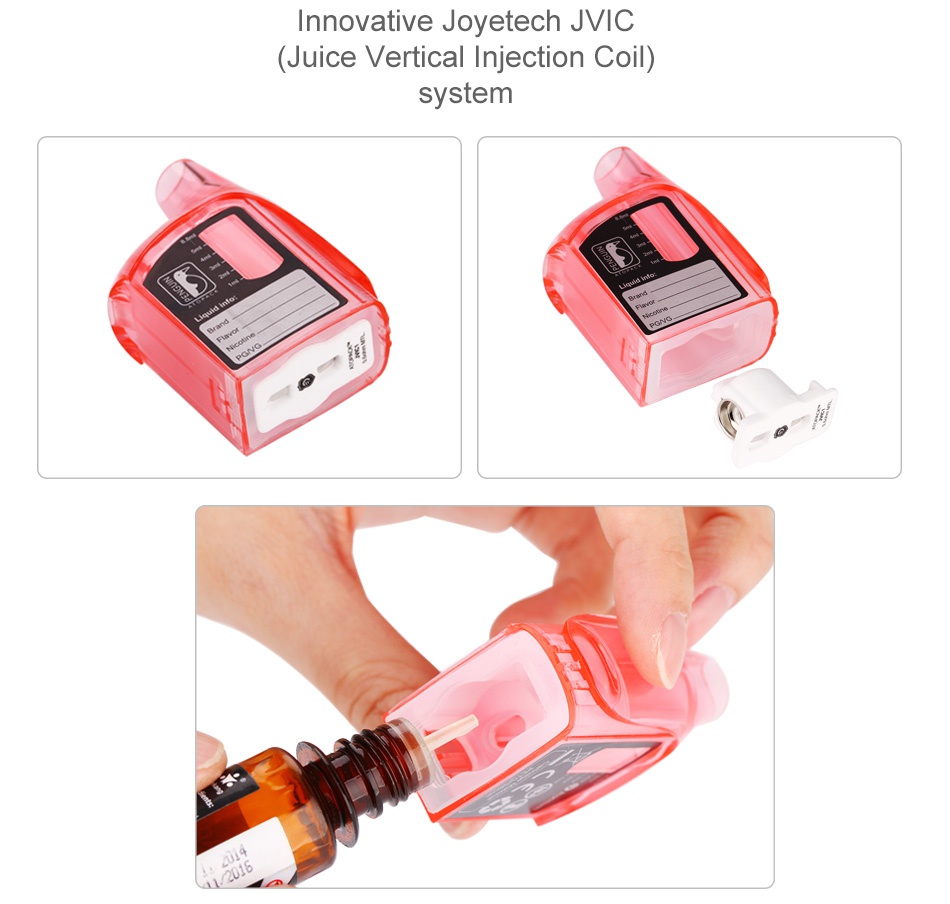 Joyetech Atopack Penguin Colorful Unit 2ml/8.8ml Innovative Joyetech JVIC  Juice Vertical Injection Coil  system