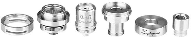 UD Zephyrus Subohm/RTA Tank 5ml 0 30