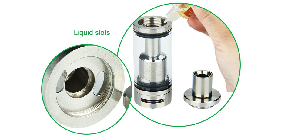 Unicig Indulgence MuTank Atomizer Kit 5ml Liquid slots