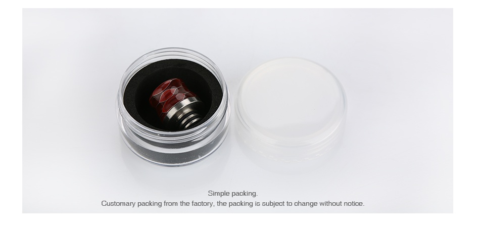 Snakeskin Resin Drip Tip for TFV8 Baby/510 Customary packing from the factory  the packing is subject to change without notice