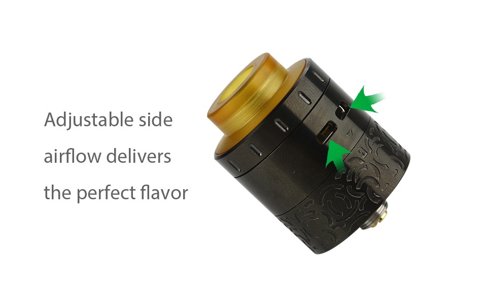 GeekVape Medusa RDTA 3ml Adjustable side airflow delivers the perfect flavor
