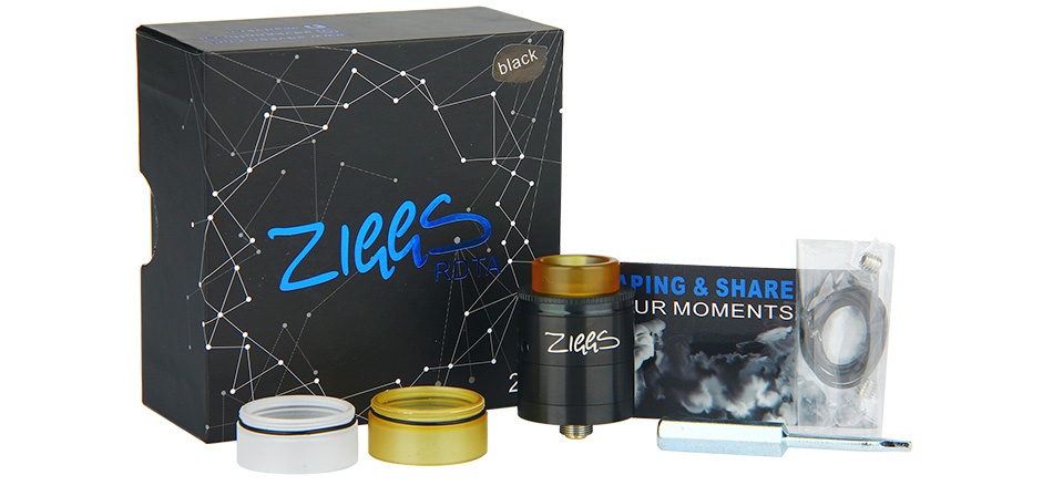 Advken Ziggs RDTA 2.5ml PING   SHARE UR MOMENTS