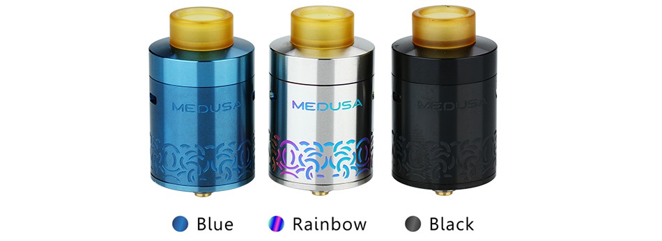 GeekVape Medusa Reborn RDTA 3.5ml MEDUS   Blue Rainbow black