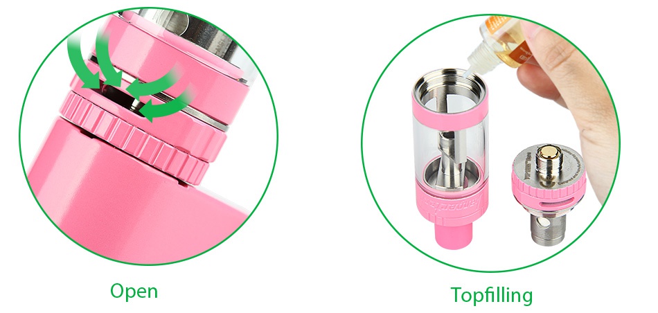 Kangertech TOPBOX Nano 60W TC Starter Kit Open Topfilling