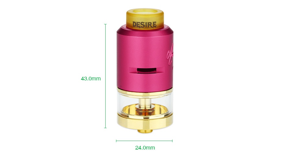 Desire Mad Dog RDTA 7ml DESIRE 43 0mm 24 omm