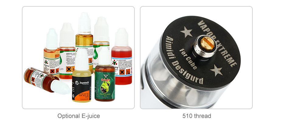 AIMIDI Vapor Extreme RDTA 2ml    Optional E juice 510 thread