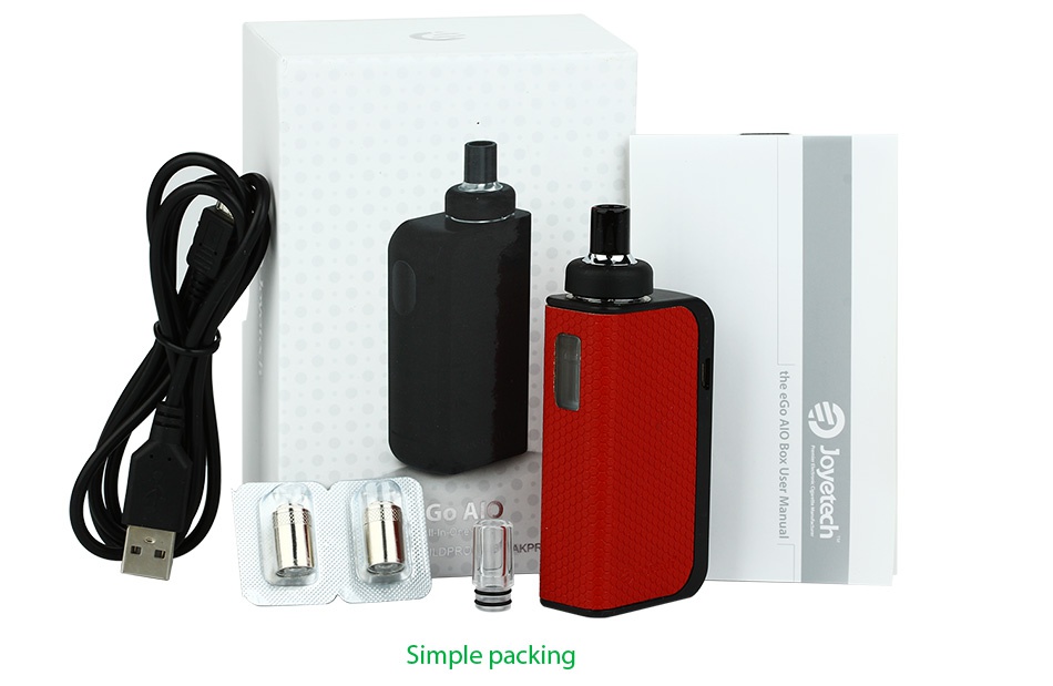 Joyetech eGo AIO Box Start Kit 2100mAh  y Simple packing