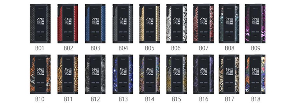 IJOY Captain PD270 Box MOD Sticker        B01 B02 B03 B04 B05 B06 B07 B08B09              B10 B11 B12 B14 B15 B16 B17 B18